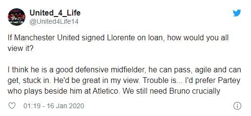 United fans react to Marcos Llorente transfer rumours - Bóng Đá