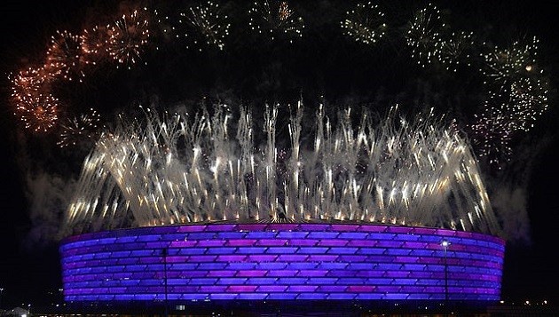 Vẻ đẹp sân Baku - Bóng Đá