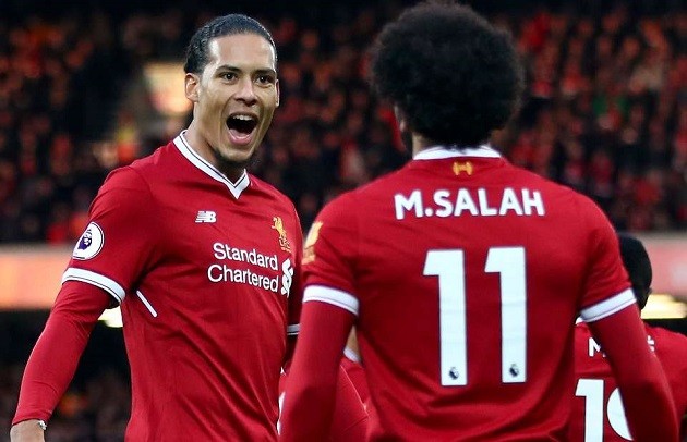 Được vinh danh, Van Dijk cùng Salah sánh ngang huyền thoại - Bóng Đá
