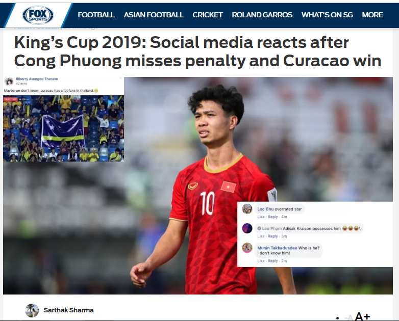 Báo châu Á: Công Phượng sút luân lưu hỏng ăn, cư dân mạng phản ứng trái chiều - Bóng Đá