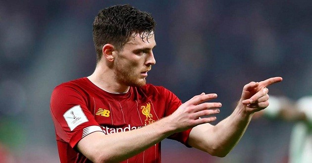 Andy Robertson: 'Front three like us keeping clean sheets!' - Bóng Đá