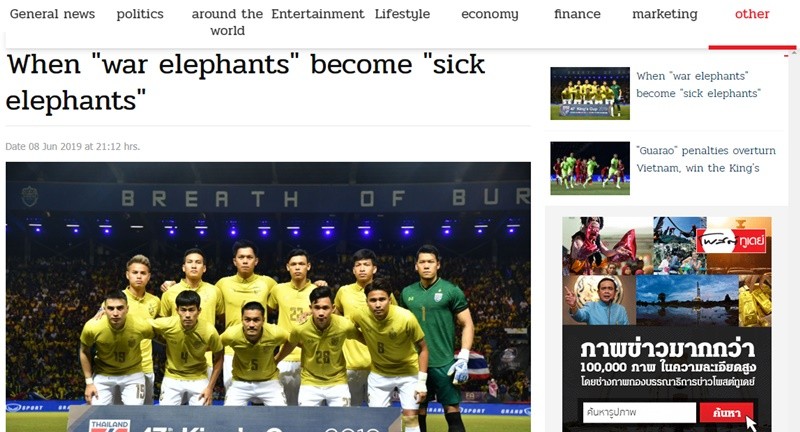 Báo Thái vùi dập ĐT Thái Lan: Bầy Voi chiến đã biến thành 