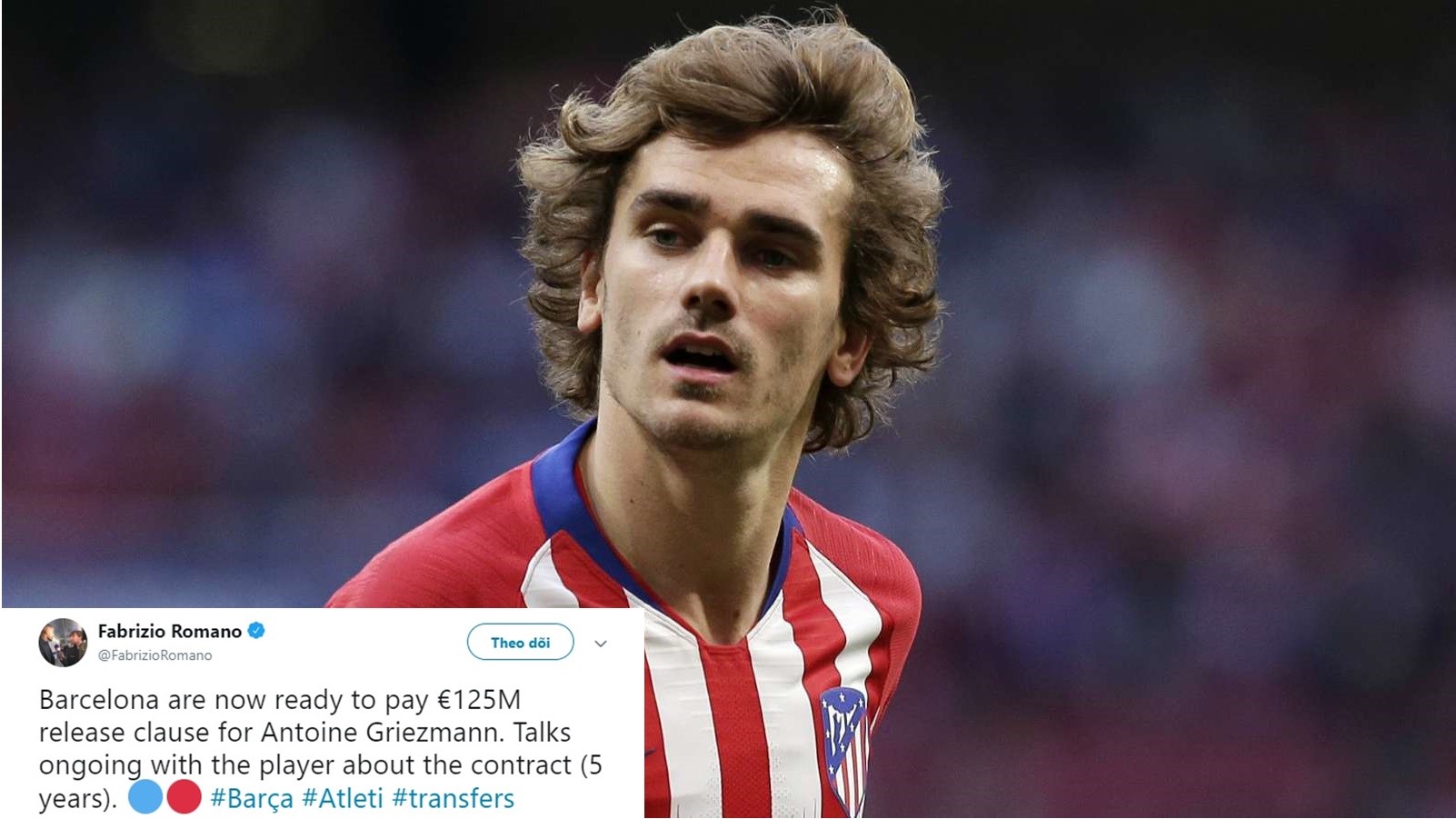 Lộ mức giá siêu khủng Barca gửi Atletico để sở hữu Griezmann - Bóng Đá