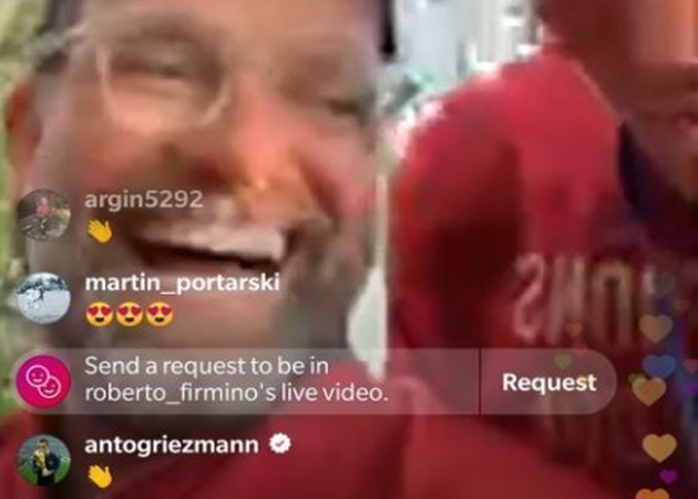 Griezmann nhắn tin cho Firmino - Bóng Đá