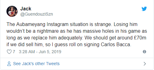 aubameyang xóa avatar instagram - Bóng Đá