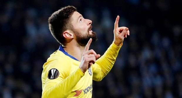 Chelsea star Olivier Giroud reveals what Maurizio Sarri told team BEFORE Europa League win - Bóng Đá