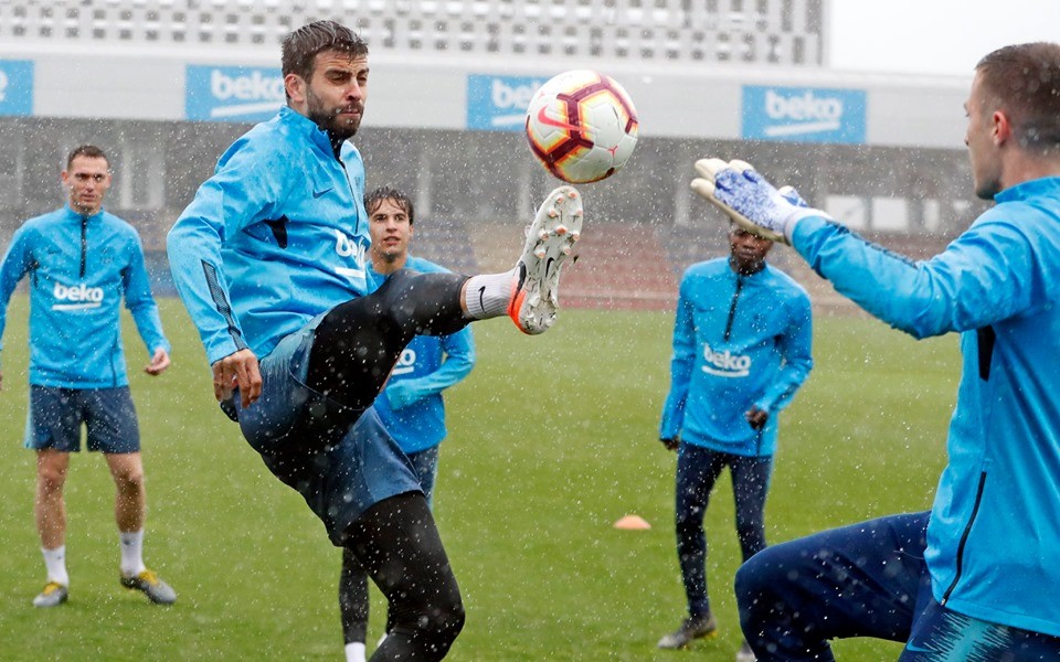 Barca tập - Bóng Đá