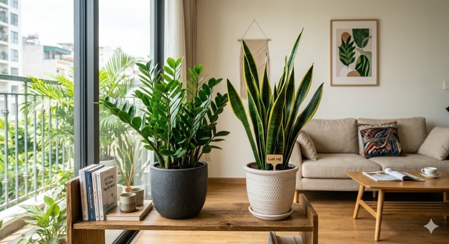 Cặp kim tiền – lưỡi hổ vừa tạo điểm nhấn thẩm mỹ vừa mang ý nghĩa hút lộc và giữ tài.