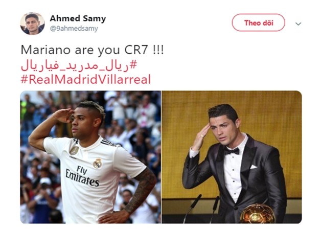 Fan Real ca ngợi Mariano Diaz như CR7 - Bóng Đá