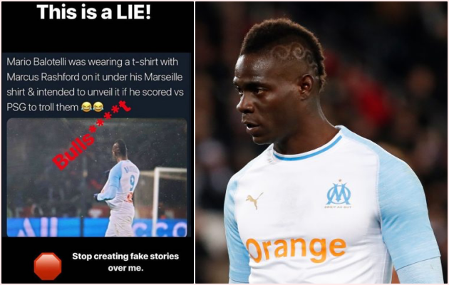 Balotelli dùng 1 từ để mô tả nghi án mặc áo hình Rashford chế nhạo PSG - Bóng Đá