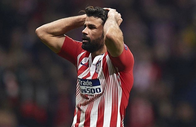 Diego Costa bị cấm 8 trận - Bóng Đá