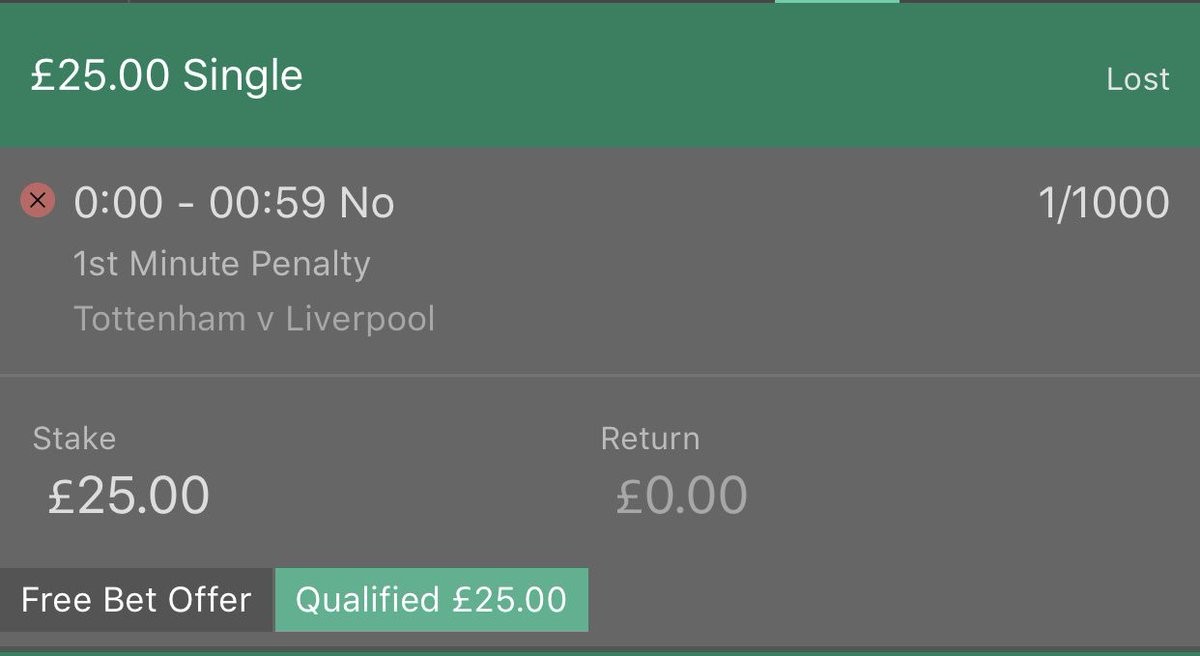 CĐV 'nhọ' nhất TG: Đặt cửa 'không có penalty ở phút đầu tiên' vẫn không ăn được tiền - Bóng Đá