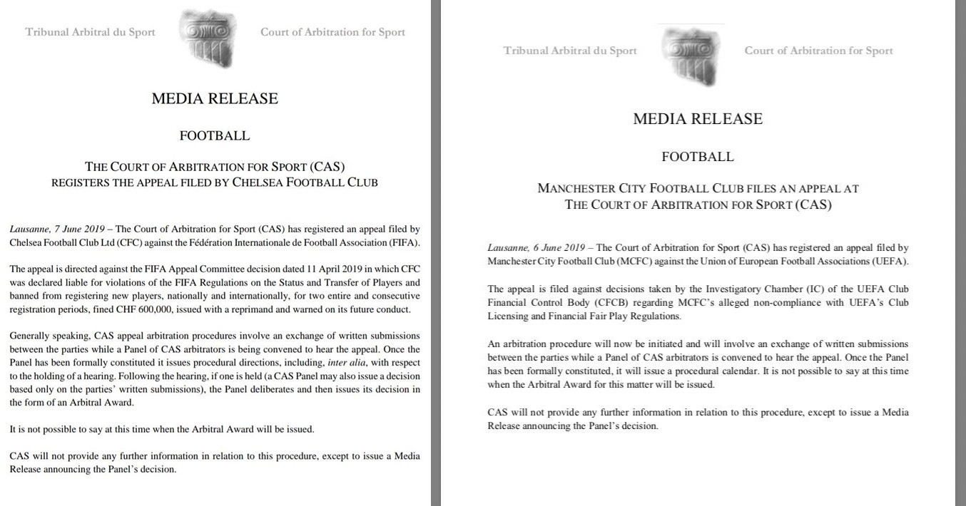 Chelsea và City đâm đơn kiện lên tòa - Bóng Đá