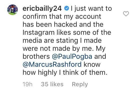 Bailly phá vỡ im lặng sau khi bấm thích comment sút Rashford - Bóng Đá