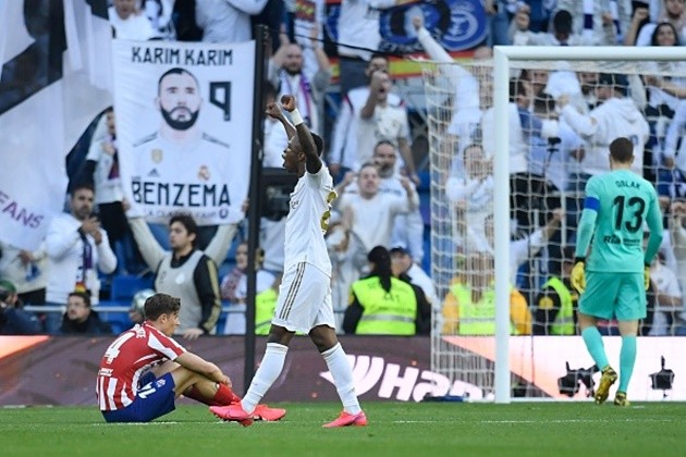 Thông số của Vinicius ở trận derby - Bóng Đá