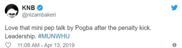 Pogba động viên đồng đội sau bàn thứ 2 - Bóng Đá