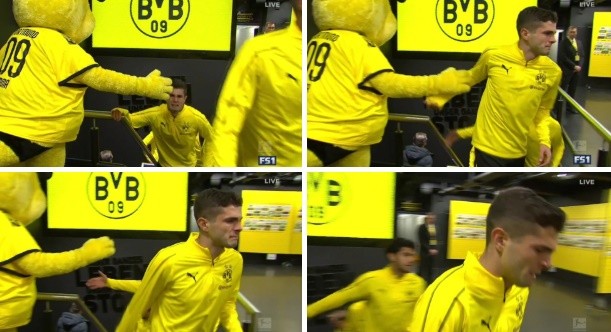 Ảnh Pulisic ghi bàn chia tay Dortmund - Bóng Đá