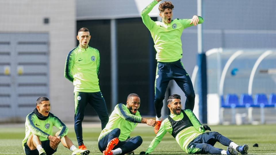 Man City tập  - Bóng Đá