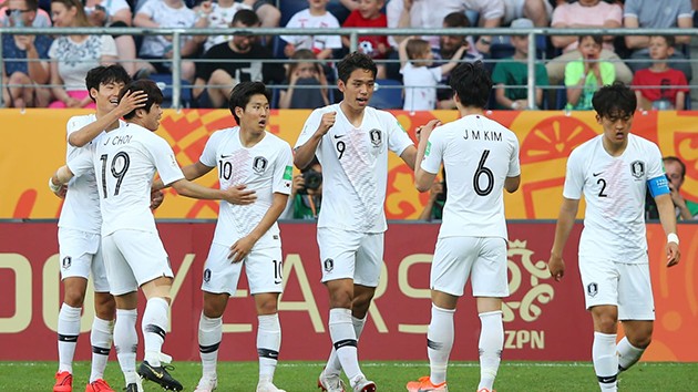 Đánh bại hàng xóm, Hàn Quốc giành quyền vào tứ kết U20 World Cup. - Bóng Đá