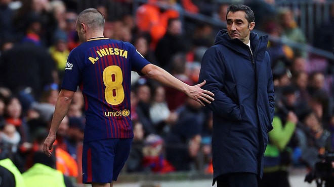   Barcelona  Iniesta: Barcelona's behaviour has been a little ugly, you must respect your coach - Bóng Đá