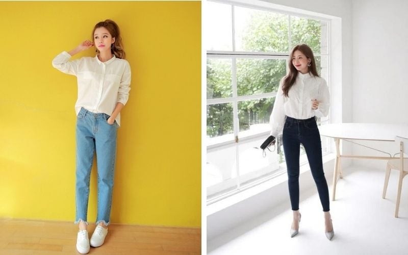 Sau một thời gian bị lấn át bởi các thiết kế rộng rãi, skinny jeans đang dần xuất hiện trở lại với diện mạo “dễ thở” hơn. 