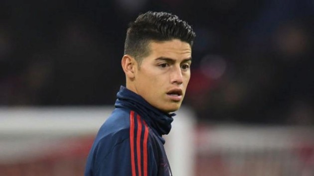 James bị loại khỏi đội hình Bayern - Bóng Đá