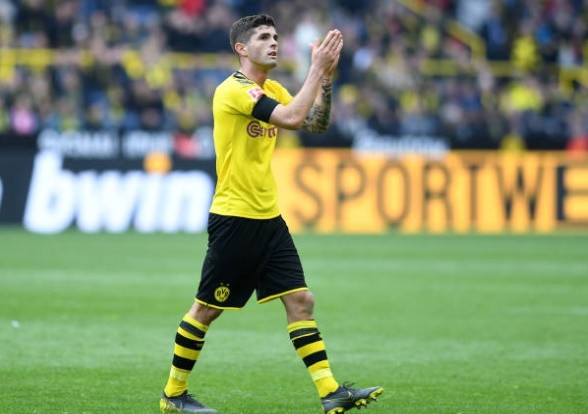 Ảnh Pulisic ghi bàn chia tay Dortmund - Bóng Đá