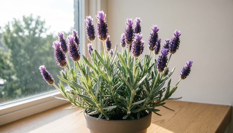 Oải hương với hương thơm dịu nhẹ giúp không gian trở nên dễ chịu hơn.