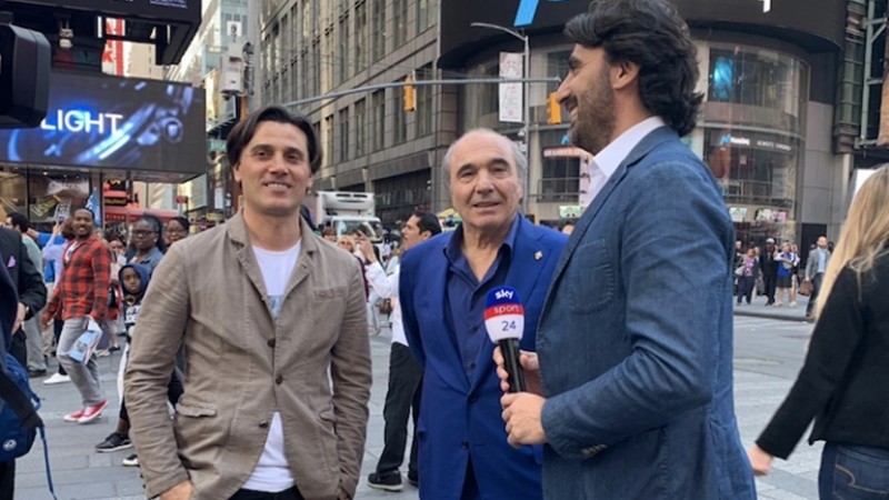 Commisso tình tứ với Montella - Bóng Đá