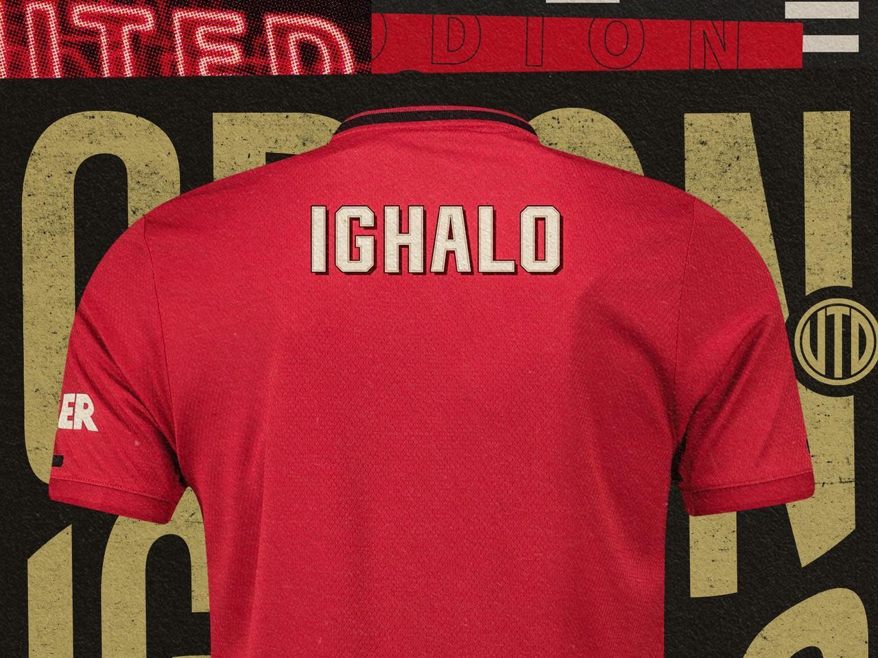 Odion Ighalo poses with Manchester United shirt for first time - Bóng Đá