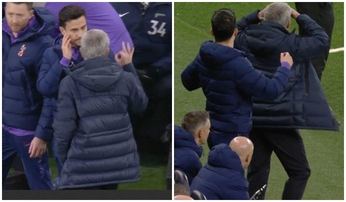 Mourinho phản ứng 'không tin nổi' sau pha vào bóng triệt hạ - Bóng Đá