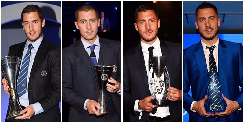 CHÍNH THỨC: Hazard xuất sắc nhất lịch sử Chelsea - Bóng Đá