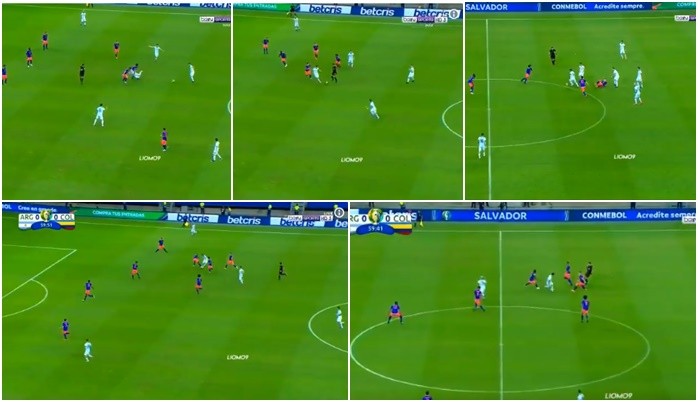 Clip from Argentina 0-2 Colombia shows Lionel Messi is a one-man team - Bóng Đá