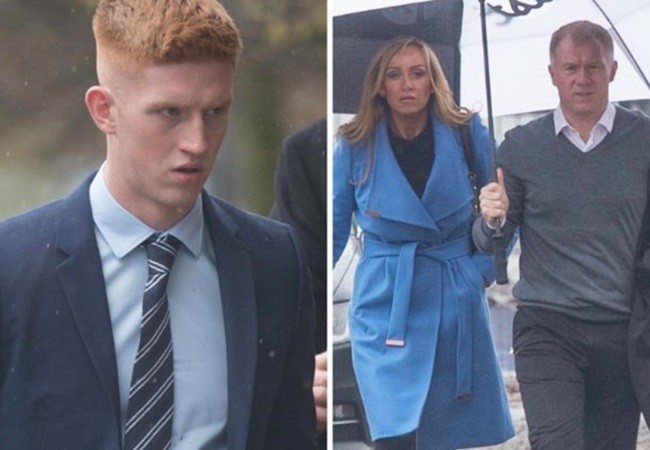 scholes hầu tòa vì con trai - Bóng Đá