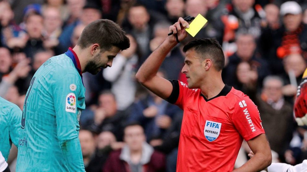 Gerard Pique on track for worst disciplinary season - Bóng Đá
