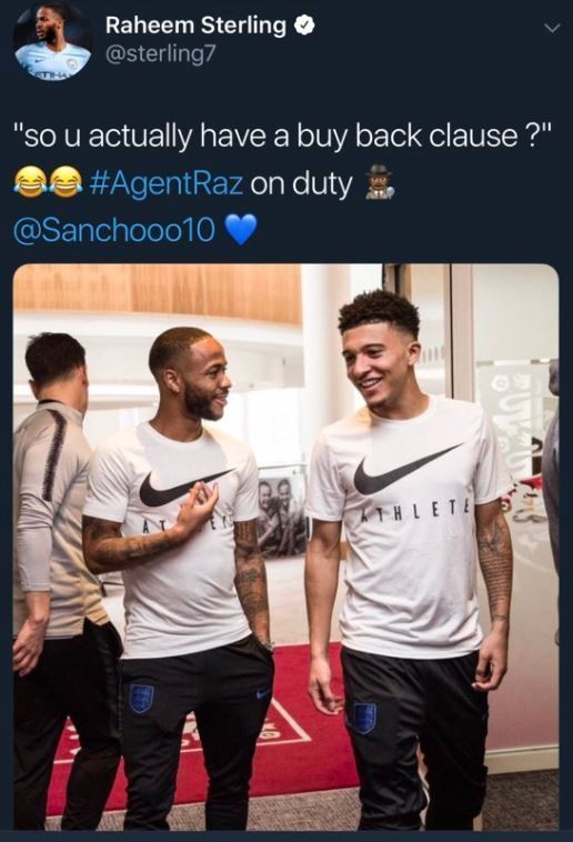 Sterling xóa tweet ve vãn Sanchoa - Bóng Đá