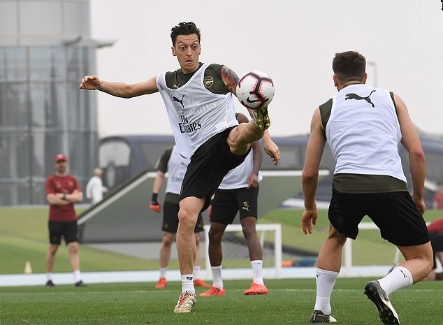 Ảnh Arsenal tập luyện - Bóng Đá