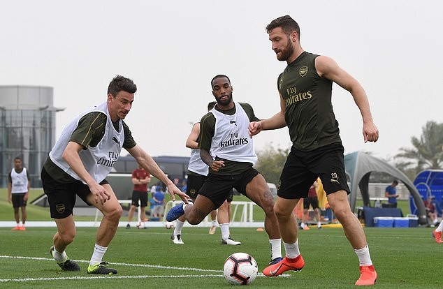Ảnh Arsenal tập luyện - Bóng Đá