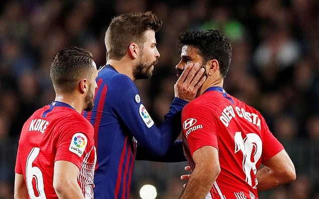 Chửi trọng tài 1 câu kinh tởm, Diego Costa 'đi tắm sớm' chỉ sau 28 phút trận gặp Barca - Bóng Đá