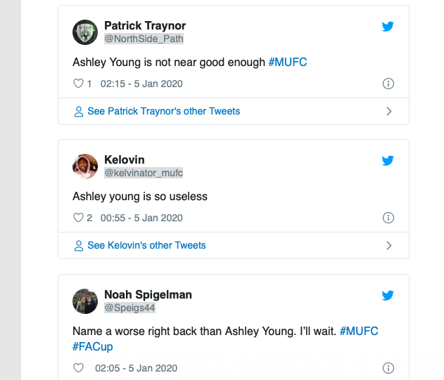 Man Utd fans react to Ashley Young’s display in the FA Cup clash against Wolves - Bóng Đá