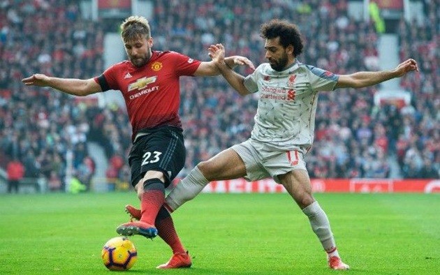 Solskjaer ca ngợi Luke Shaw vì vô hiệu hoá Salah - Bóng Đá