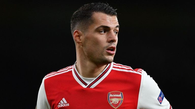 Granit Xhaka to Hertha Berlin: Mikel Arteta urges midfielder to stay at Arsenal - Bóng Đá
