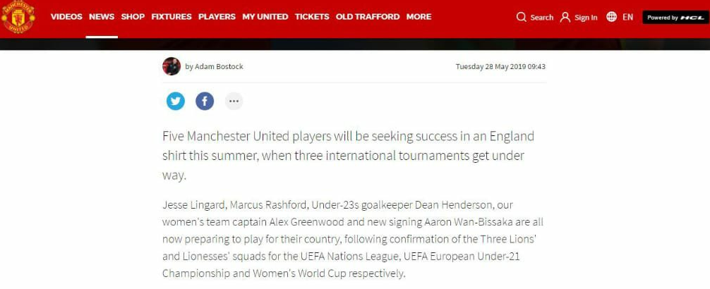 Bất cẩn, Man Utd để lộ tân binh cực chất trên trang chủ? - Bóng Đá