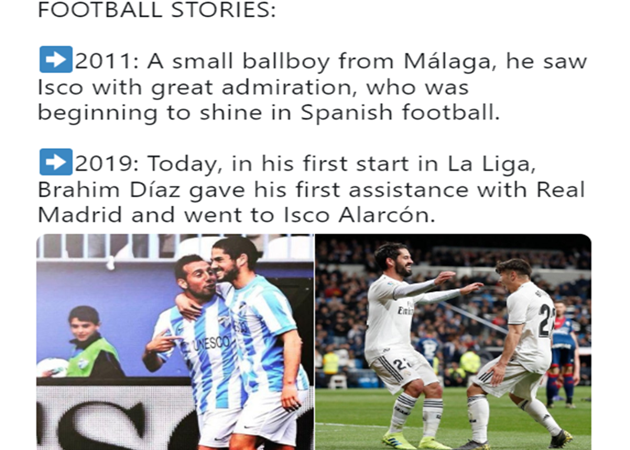 Brahim Diaz  thi đấu cùng Isco - Bóng Đá