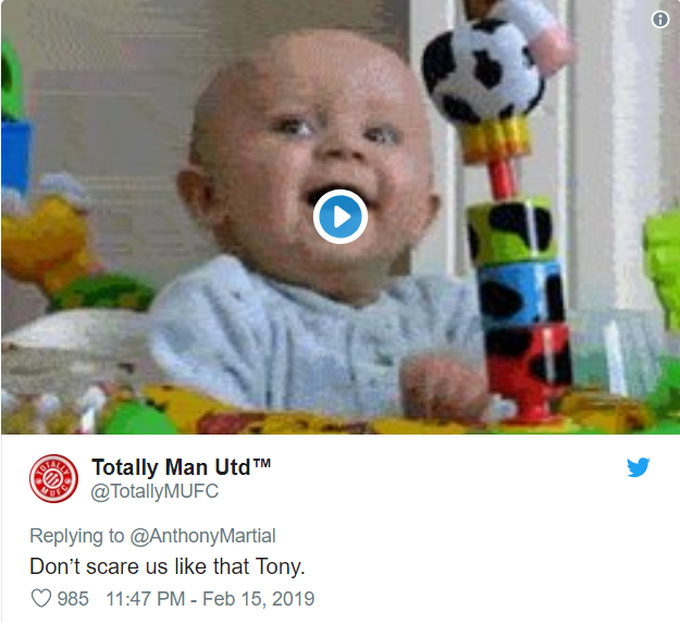 Anthony Martial gives Manchester United fans a heart attack after tweet - Bóng Đá
