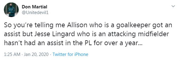 Không ra sân, Lingard vẫn bị CĐV Man Utd 