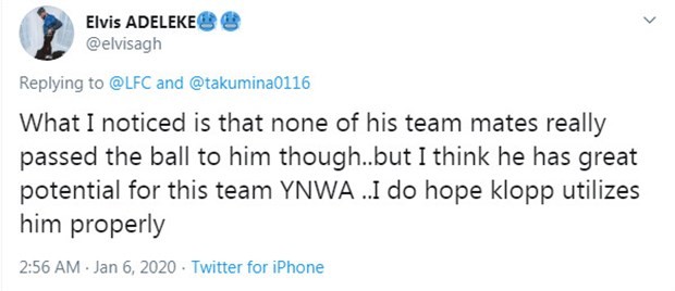 CĐV Liverpool nói gì về màn ra mắt của Minamino? - Bóng Đá