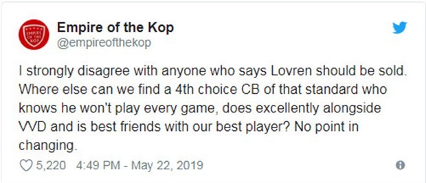 CĐV Liverpool chia rè vì tương lai của một người - Bóng Đá