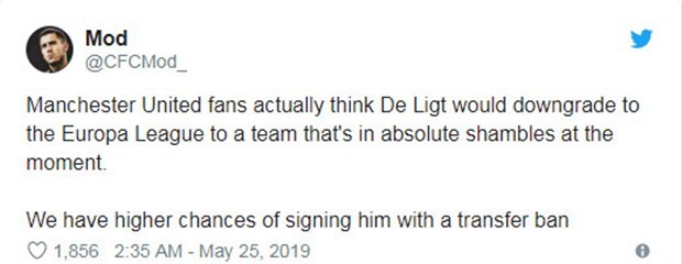 CĐV Man Utd vẫn rất tỉnh trước tin đồn về De Ligt - Bóng Đá