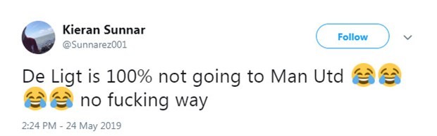 CĐV Man Utd vẫn rất tỉnh trước tin đồn về De Ligt - Bóng Đá